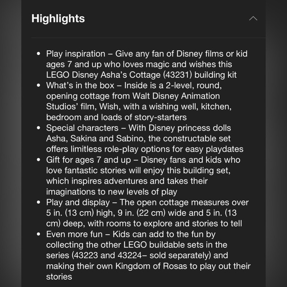 LEGO Disney Wish: Asha’s Cottage NWT - Picture 5 of 9